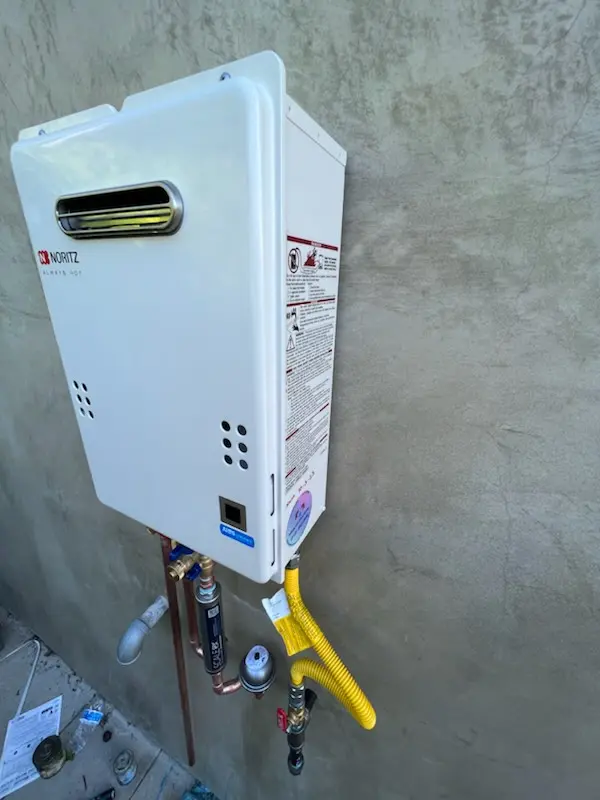 Tankless water heater installation for South Poly homes